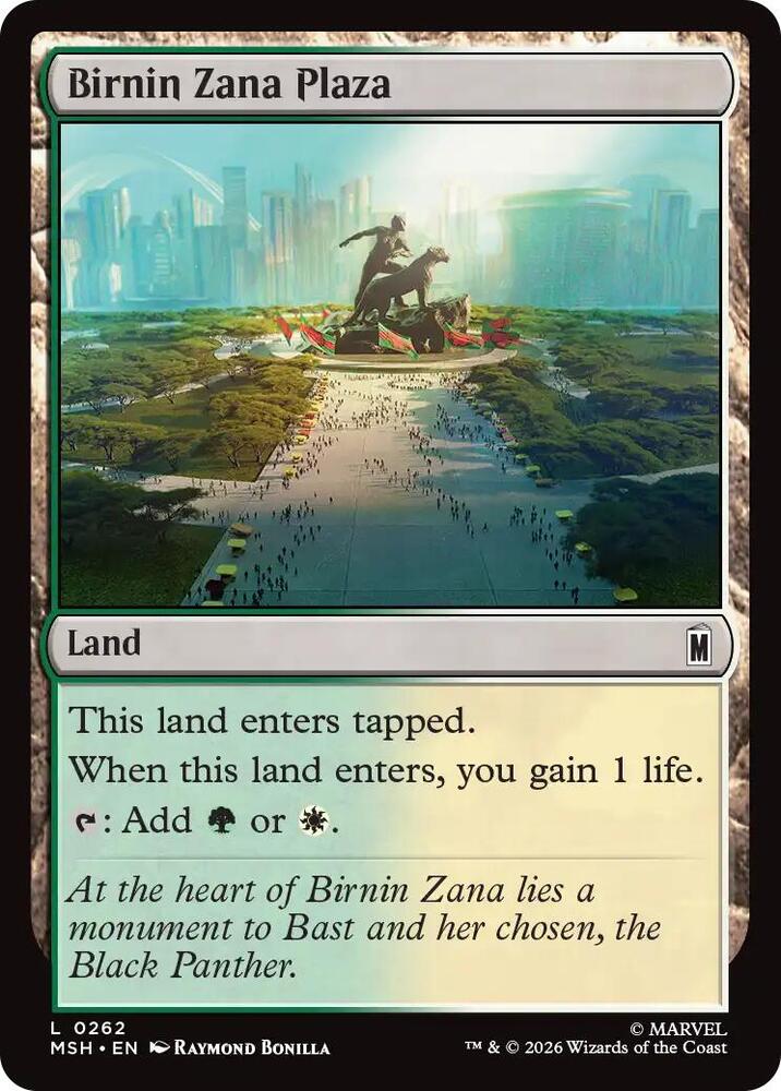 Birnin Zana Plaza 262 (Marvel Super Heroes)  - Foil | Good Games Morley