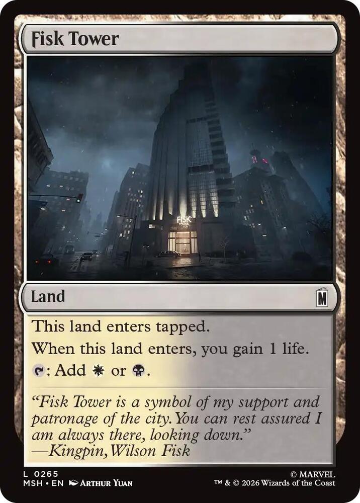 Fisk Tower 265 (Marvel Super Heroes)  - Foil | Good Games Morley