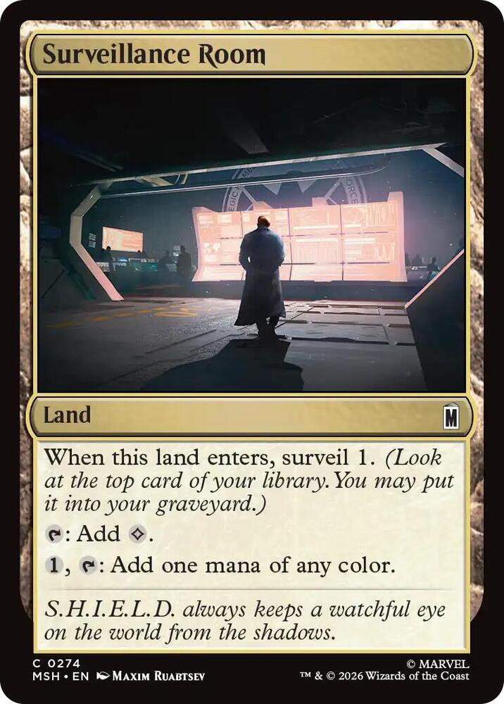 Surveillance Room 274 (Marvel Super Heroes)  - Foil | Good Games Morley