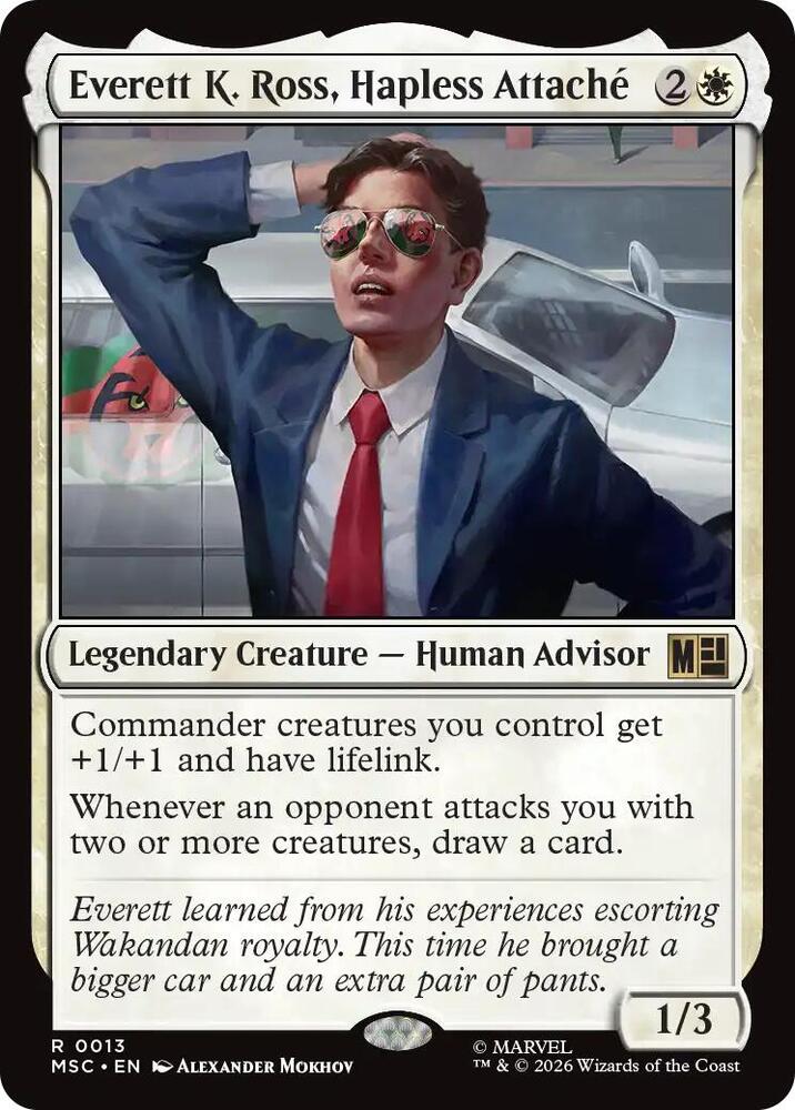 Everett K. Ross, Hapless Attaché 13 (Commander: Marvel Super Heroes)  | Good Games Morley