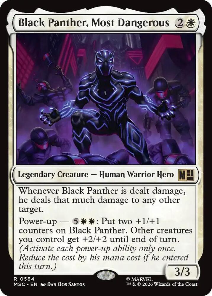 Black Panther, Most Dangerous 584 (Commander: Marvel Super Heroes)  | Good Games Morley