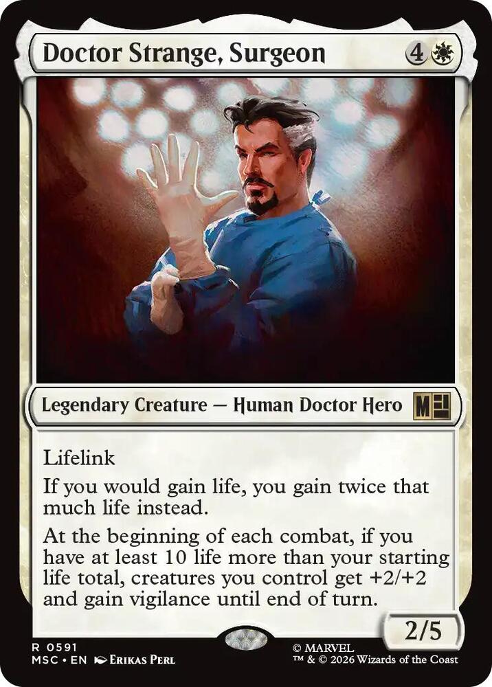 Doctor Strange, Surgeon 591 (Commander: Marvel Super Heroes)  - Foil | Good Games Morley