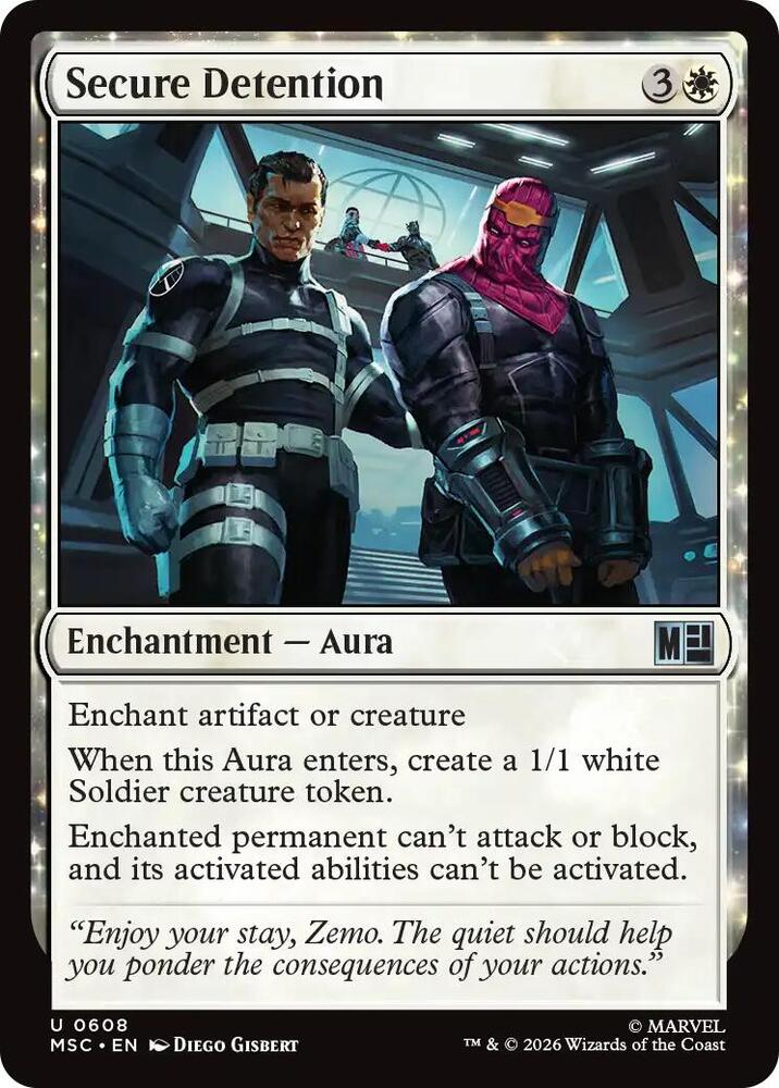 Secure Detention 608 (Commander: Marvel Super Heroes)  - Foil | Good Games Morley
