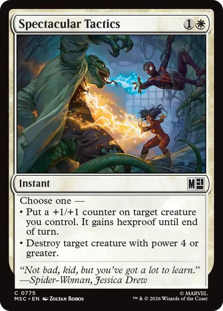 Spectacular Tactics 775 (Commander: Marvel Super Heroes)  - Foil | Good Games Morley
