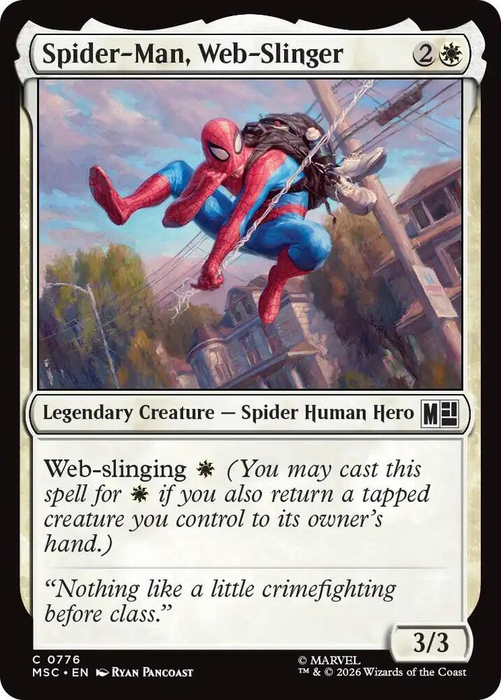 Spider-Man, Web-Slinger 776 (Commander: Marvel Super Heroes)  - Foil | Good Games Morley
