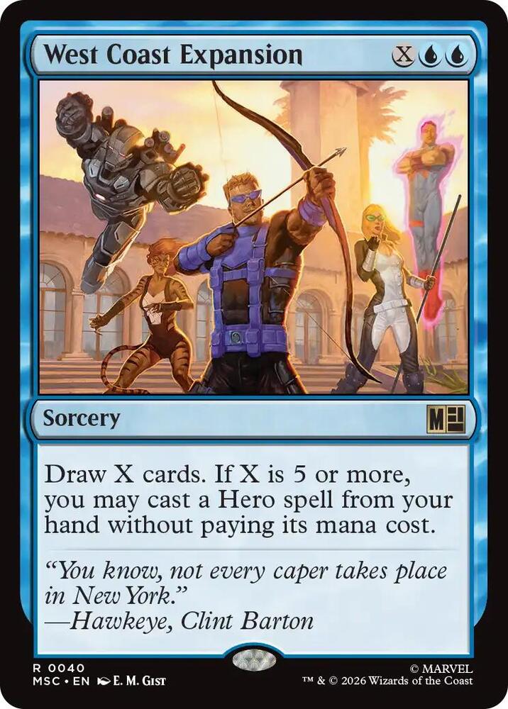 West Coast Expansion 40 (Commander: Marvel Super Heroes)  | Good Games Morley