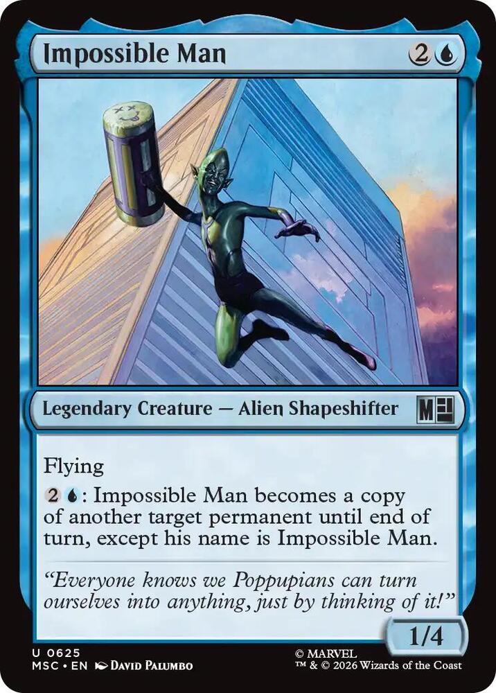 Impossible Man 625 (Commander: Marvel Super Heroes)  - Foil | Good Games Morley