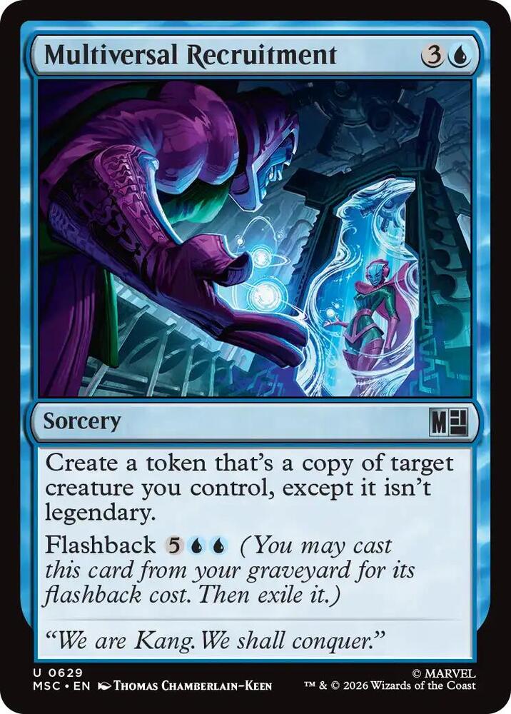 Multiversal Recruitment 629 (Commander: Marvel Super Heroes)  - Foil | Good Games Morley