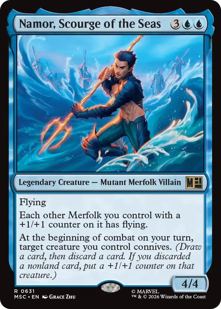 Namor, Scourge of the Seas 631 (Commander: Marvel Super Heroes)  - Foil | Good Games Morley