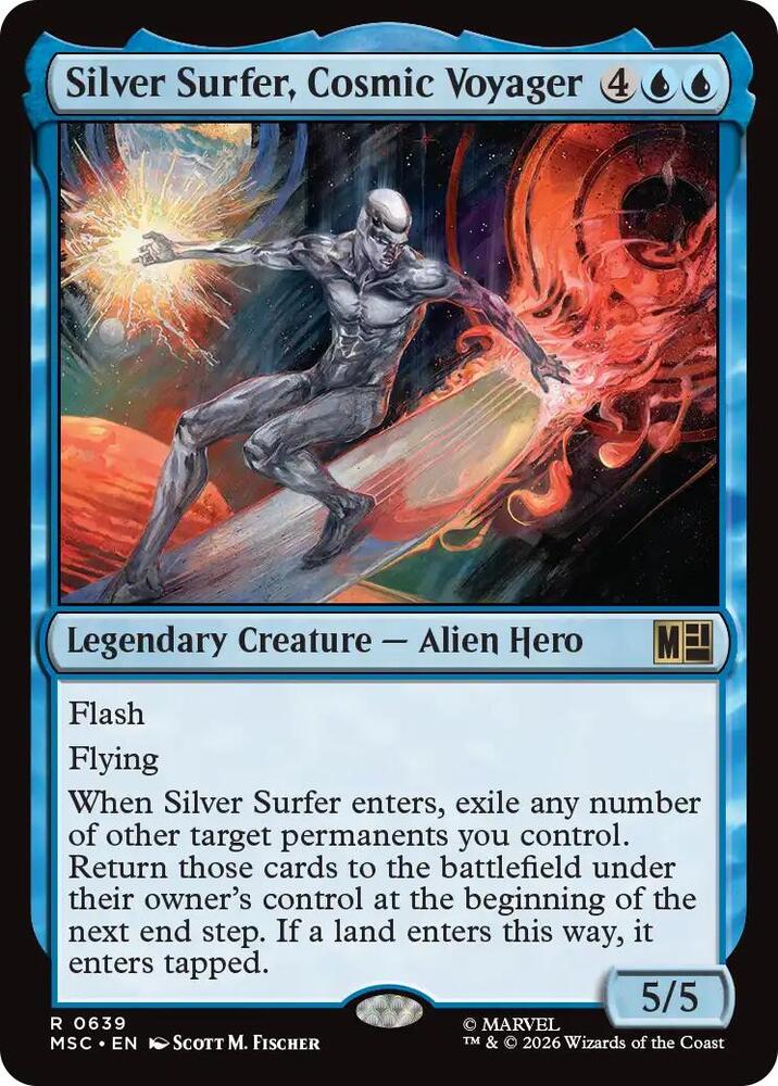 Silver Surfer, Cosmic Voyager 639 (Commander: Marvel Super Heroes)  | Good Games Morley