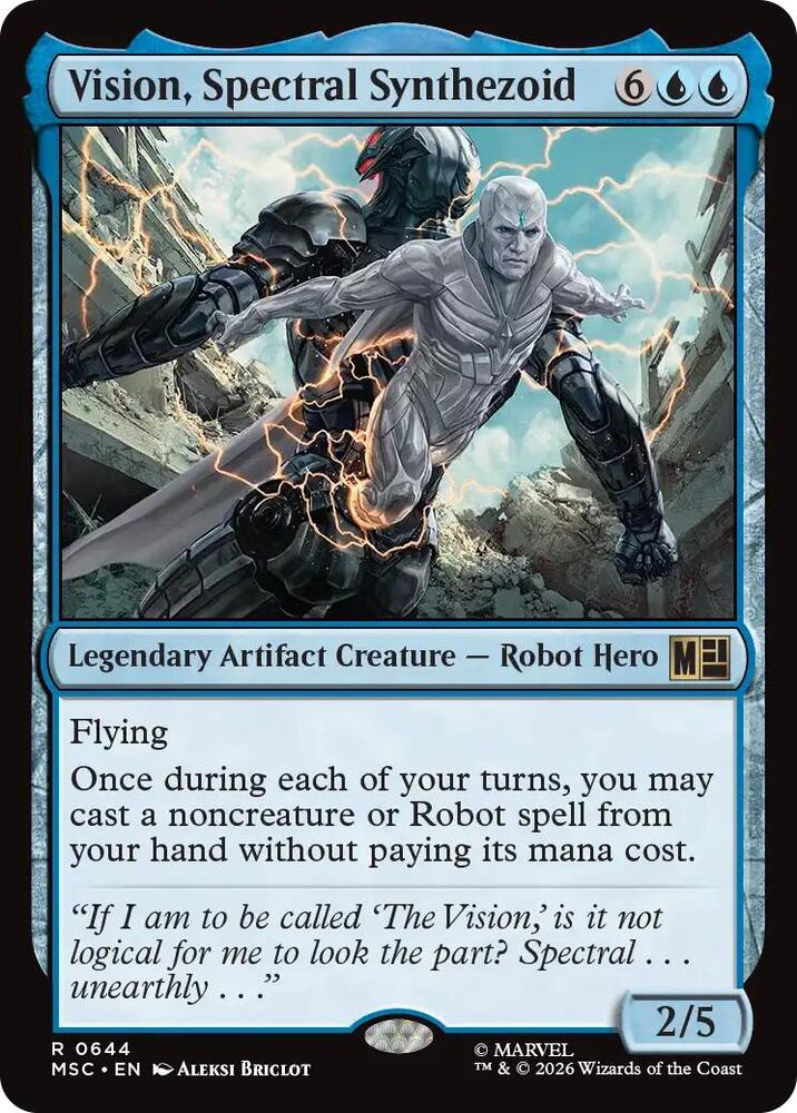 Vision, Spectral Synthezoid 644 (Commander: Marvel Super Heroes)  - Foil | Good Games Morley