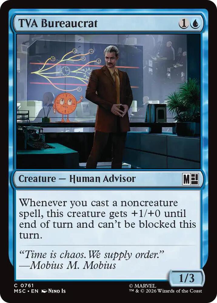 TVA Bureaucrat 761 (Commander: Marvel Super Heroes)  - Foil | Good Games Morley