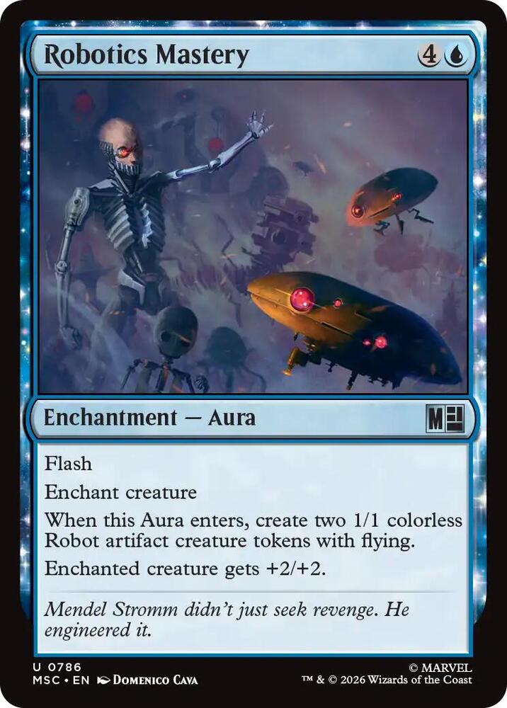 Robotics Mastery 786 (Commander: Marvel Super Heroes)  - Foil | Good Games Morley