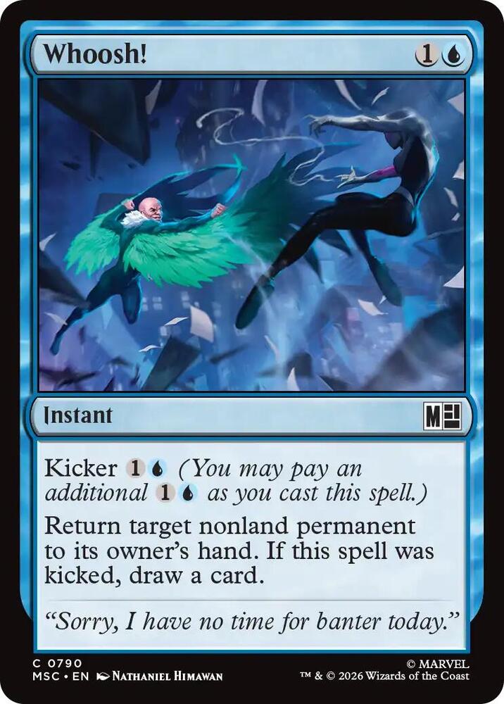 Whoosh! 790 (Commander: Marvel Super Heroes)  - Foil | Good Games Morley