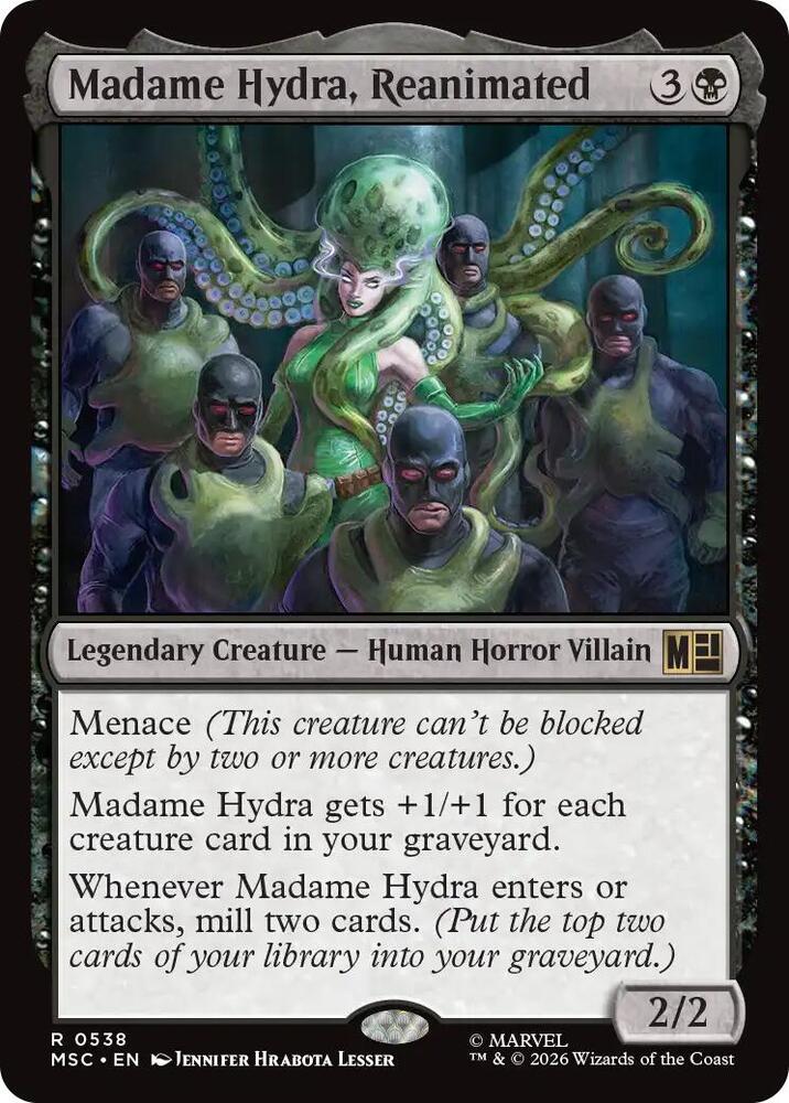 Madame Hydra, Reanimated 538 (Commander: Marvel Super Heroes)  | Good Games Morley