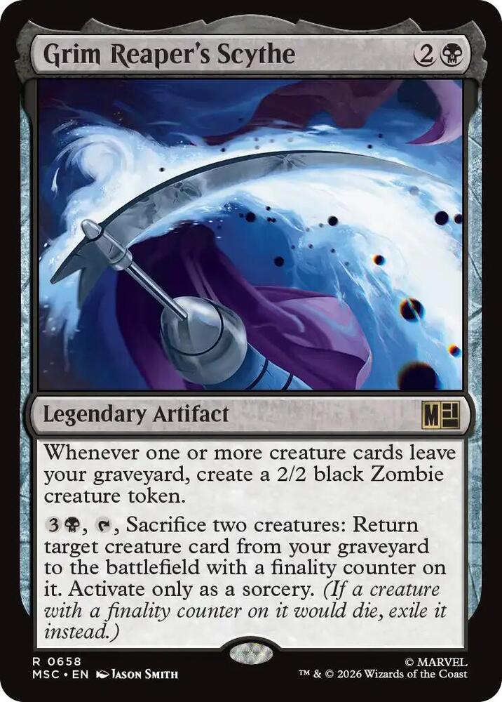 Grim Reaper's Scythe 658 (Commander: Marvel Super Heroes)  | Good Games Morley