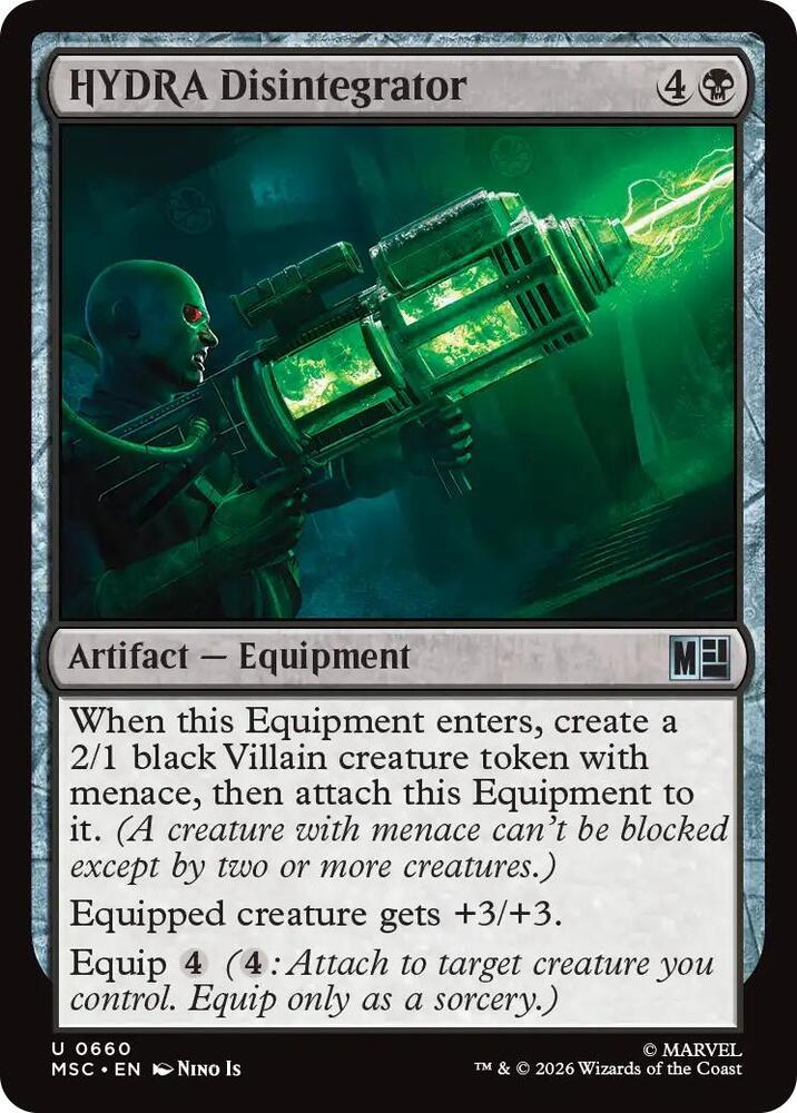 HYDRA Disintegrator 660 (Commander: Marvel Super Heroes)  - Foil | Good Games Morley