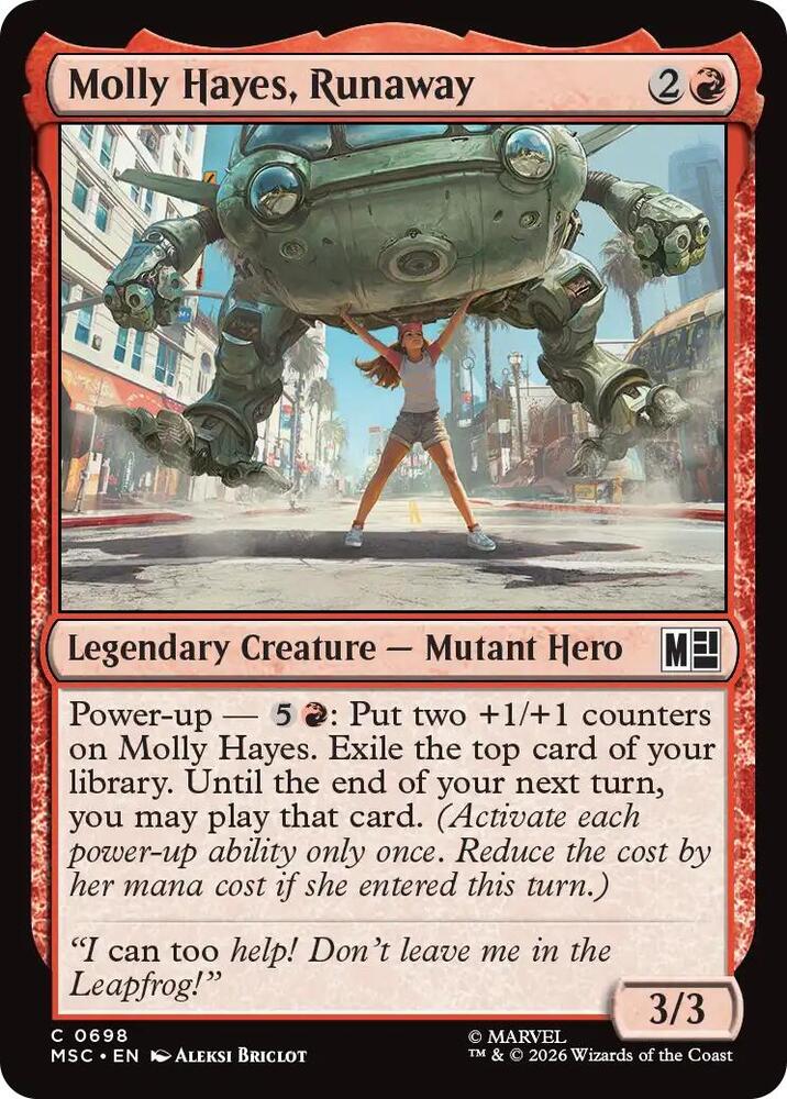 Molly Hayes, Runaway 698 (Commander: Marvel Super Heroes)  - Foil | Good Games Morley