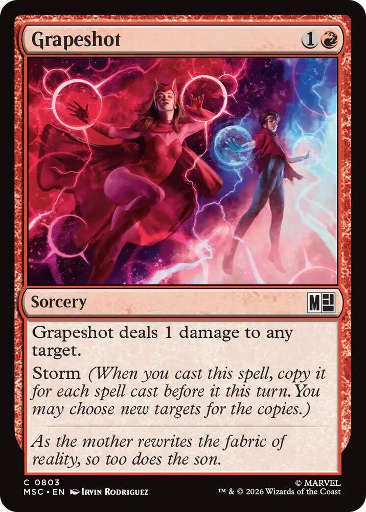 Grapeshot 803 (Commander: Marvel Super Heroes)  - Foil | Good Games Morley