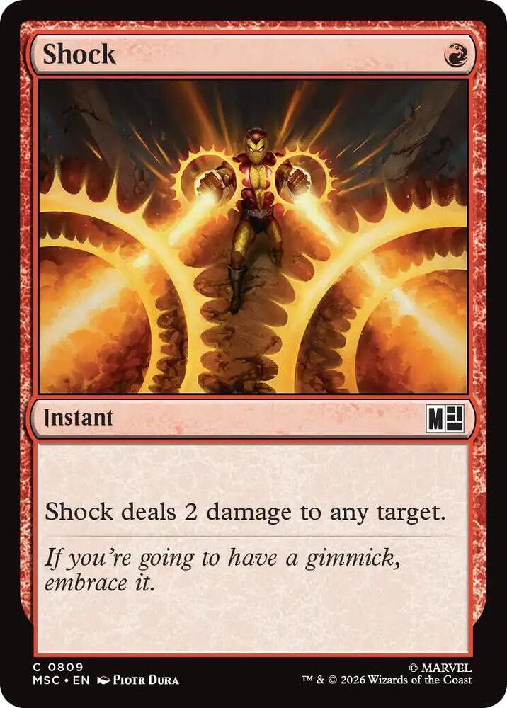 Shock 809 (Commander: Marvel Super Heroes)  - Foil | Good Games Morley