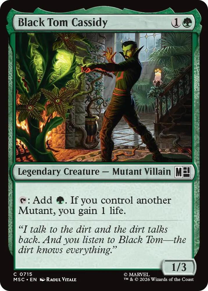 Black Tom Cassidy 715 (Commander: Marvel Super Heroes)  - Foil | Good Games Morley