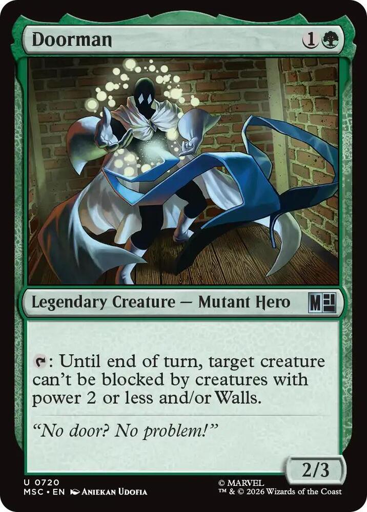 Doorman 720 (Commander: Marvel Super Heroes)  - Foil | Good Games Morley