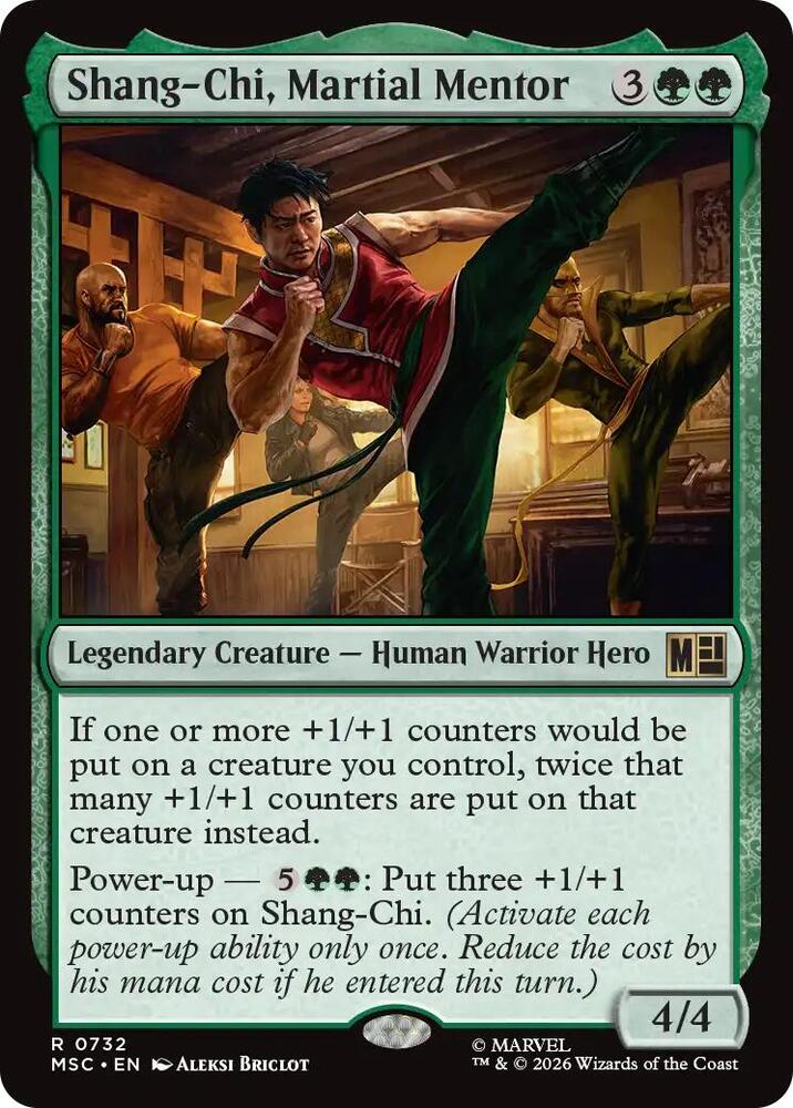Shang-Chi, Martial Mentor 732 (Commander: Marvel Super Heroes)  - Foil | Good Games Morley