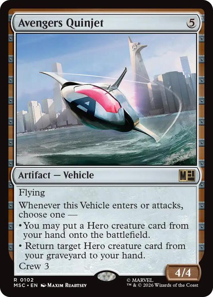 Avengers Quinjet 102 (Commander: Marvel Super Heroes)  | Good Games Morley