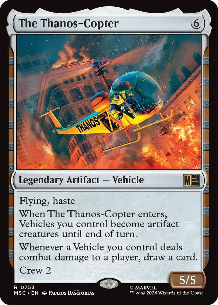 The Thanos-Copter 753 (Commander: Marvel Super Heroes)  - Foil | Good Games Morley