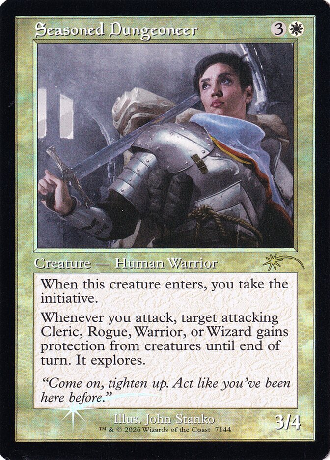 Seasoned Dungeoneer 7144 (Secret Lair Drop Series)  - Retro Foil | Good Games Morley