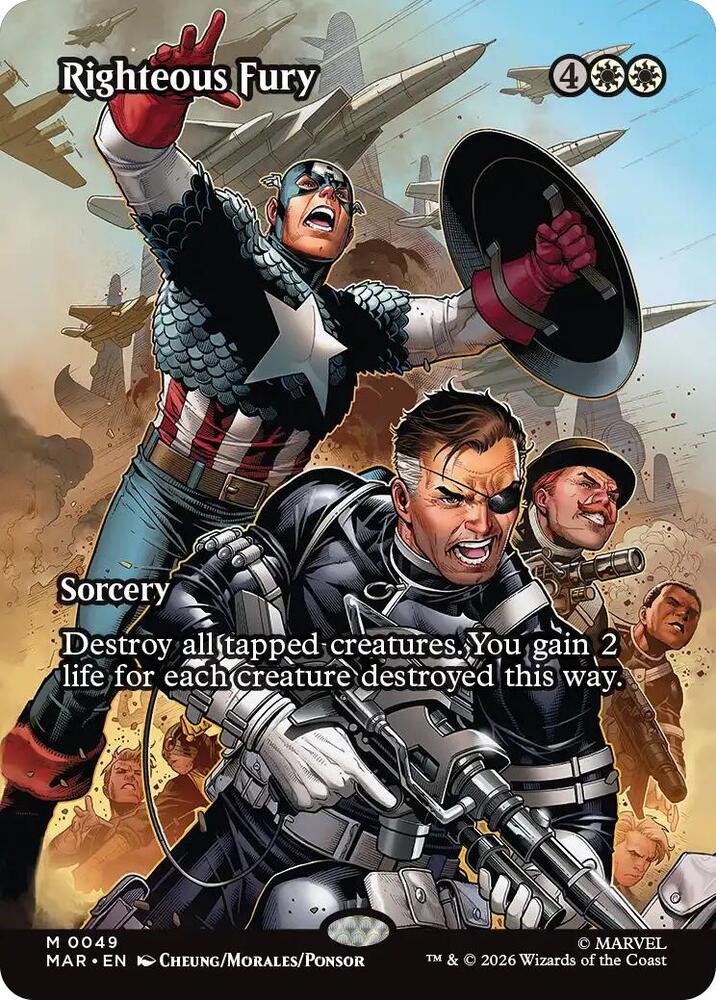 Righteous Fury 49 (Marvel Universe Eternal-Legal)  - Borderless | Good Games Morley