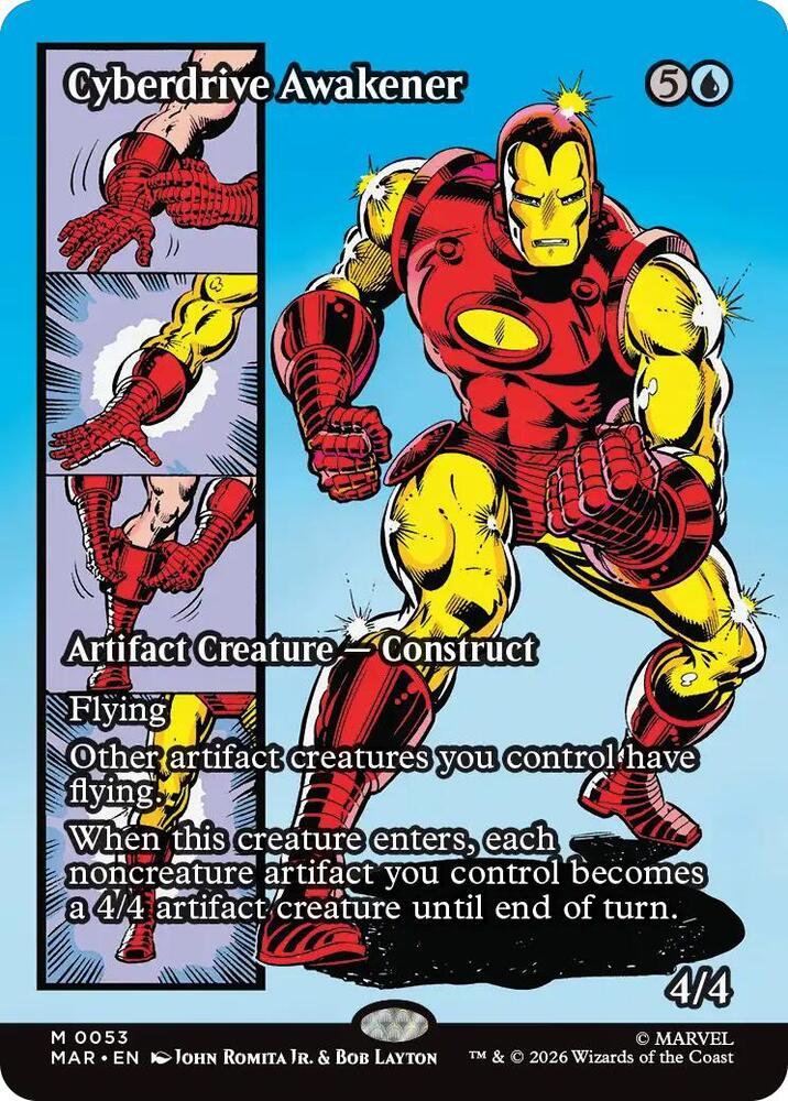 Cyberdrive Awakener 53 (Marvel Universe Eternal-Legal)  - Borderless Foil | Good Games Morley