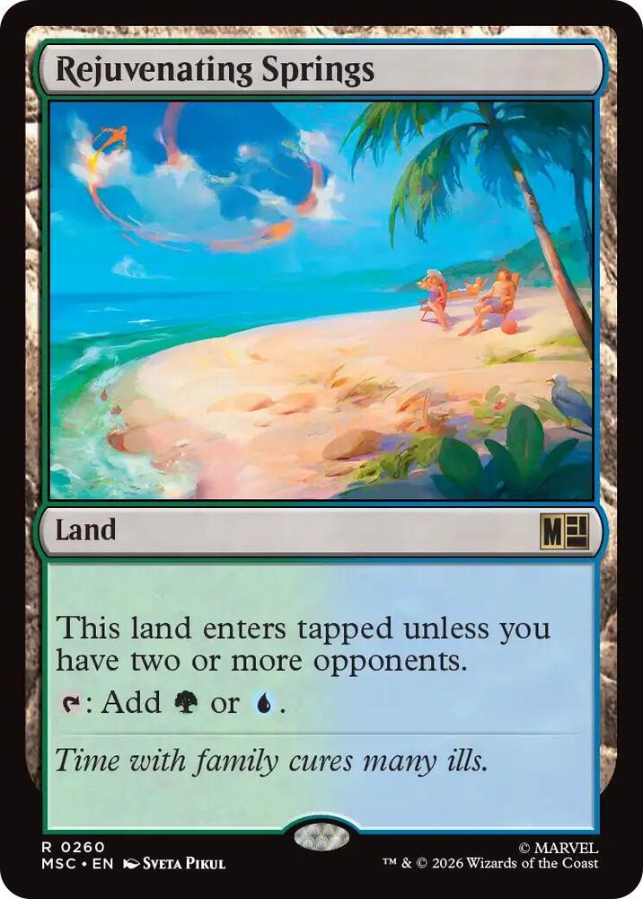 Rejuvenating Springs 260 (Commander: Marvel Super Heroes)  | Good Games Morley