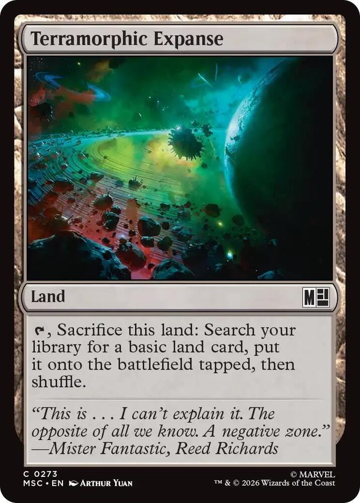 Terramorphic Expanse 273 (Commander: Marvel Super Heroes)  - Surge Foil  | Good Games Morley