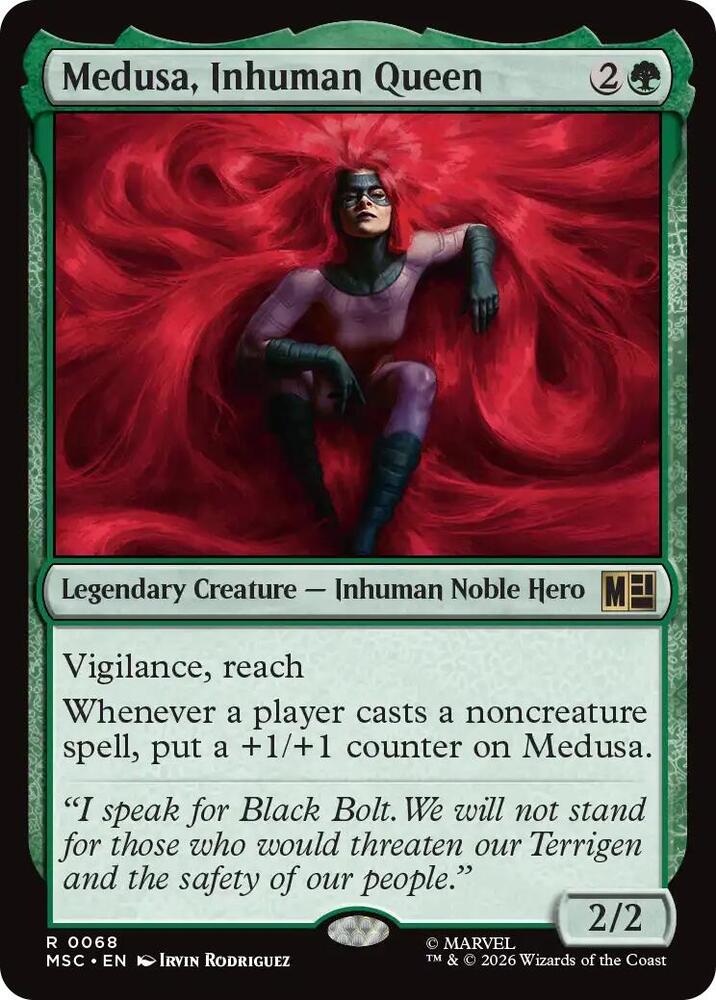 Medusa Inhuman Queen 68 (Commander: Marvel Super Heroes)  | Good Games Morley