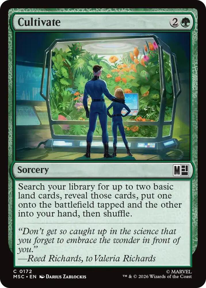 Cultivate 172 (Commander: Marvel Super Heroes)  | Good Games Morley