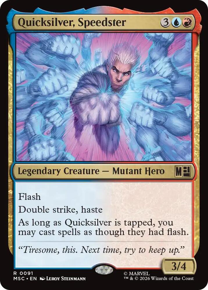 Quicksilver, Speedster 91 (Commander: Marvel Super Heroes)  | Good Games Morley