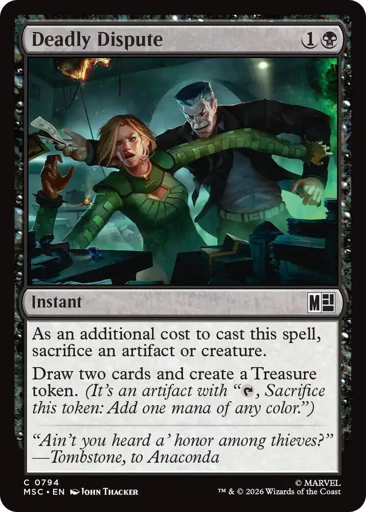 Deadly Dispute 794 (Commander: Marvel Super Heroes)  - Foil | Good Games Morley