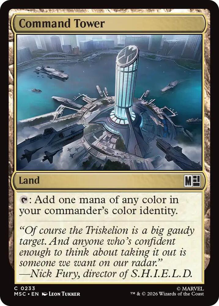 Command Tower 233 (Commander: Marvel Super Heroes)  | Good Games Morley