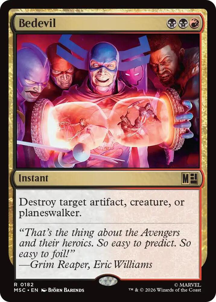 Bedevil 182 (Commander: Marvel Super Heroes)  - Surge Foil | Good Games Morley