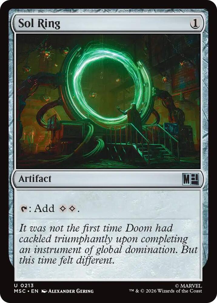 Sol Ring 213 (Commander: Marvel Super Heroes)  | Good Games Morley