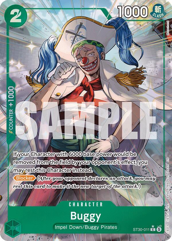 Buggy Full Art ST30-011 (Starter Deck EX: Luffy & Ace)  - Foil | Good Games Morley