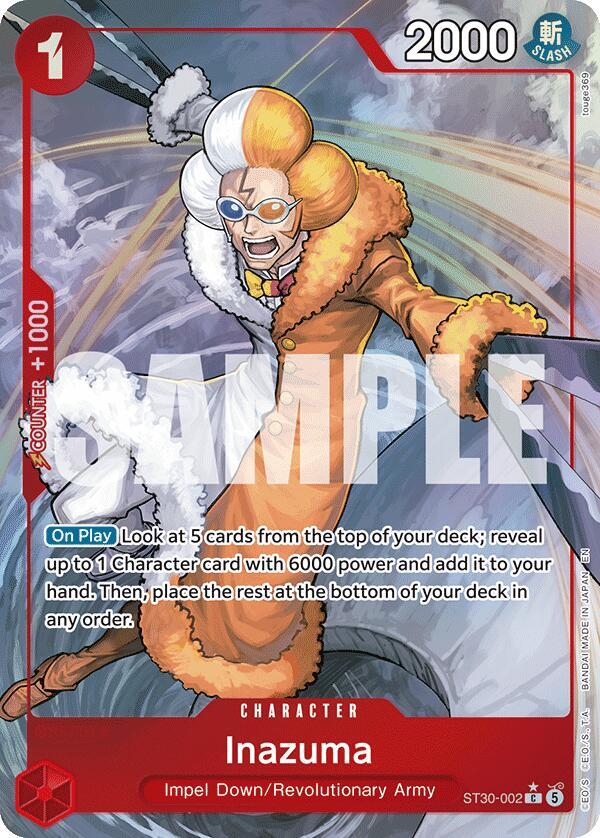 Inazuma ST30-002 (Starter Deck EX: Luffy & Ace)  - Full Art Foil | Good Games Morley