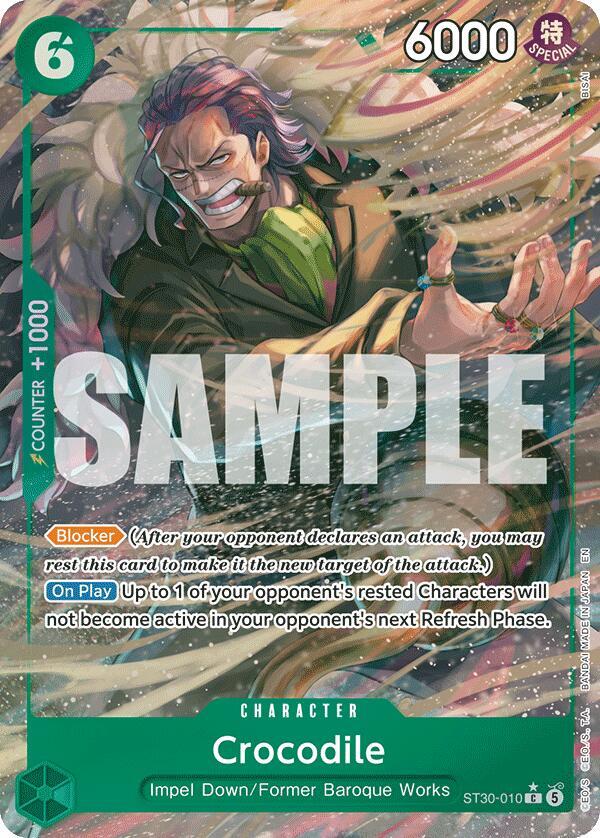 Crocodile Full Art ST30-010 (Starter Deck EX: Luffy & Ace)  - Foil | Good Games Morley