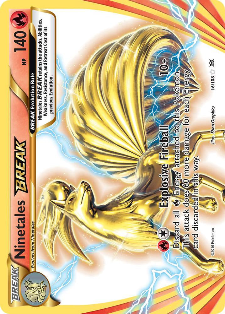 Ninetales BREAK 16/108 (XY - Evolutions)  - Holofoil | Good Games Morley