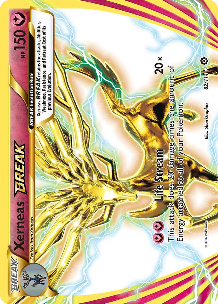 Xerneas BREAK 82/114 (XY - Steam Siege)  - Holofoil | Good Games Morley