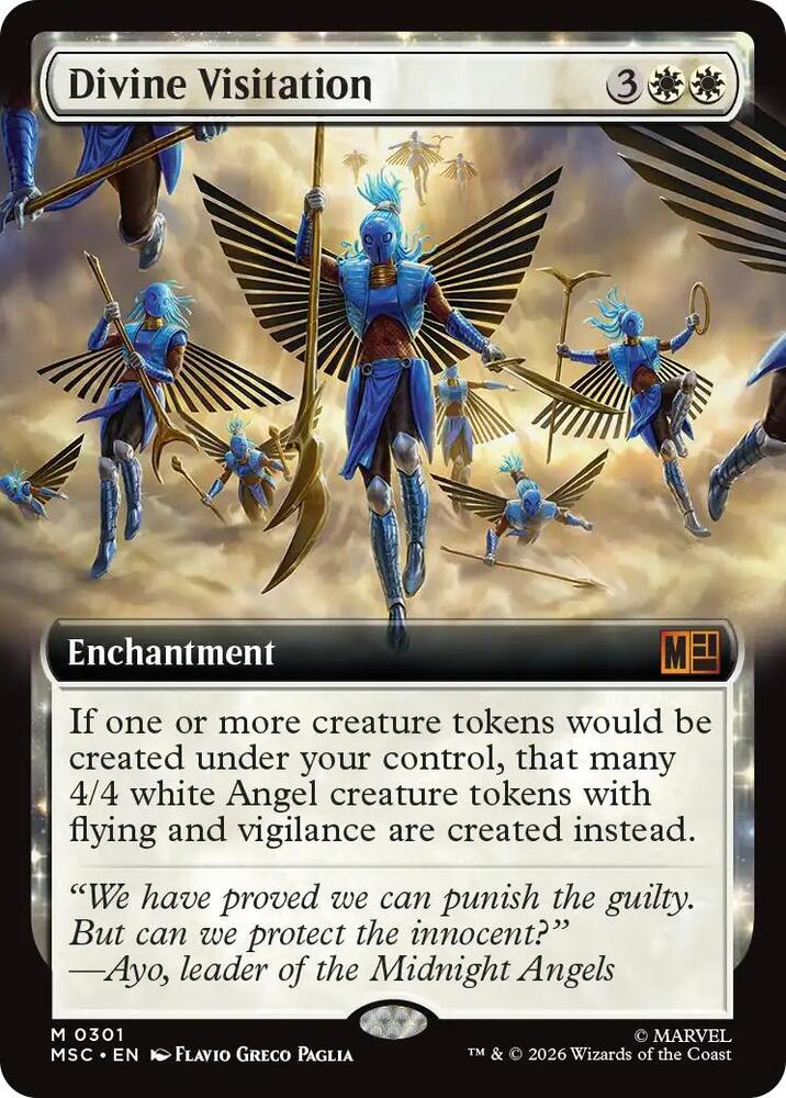 Divine Visitation Extended Art 301 (Commander: Marvel Super Heroes)  - Extended Art | Good Games Morley
