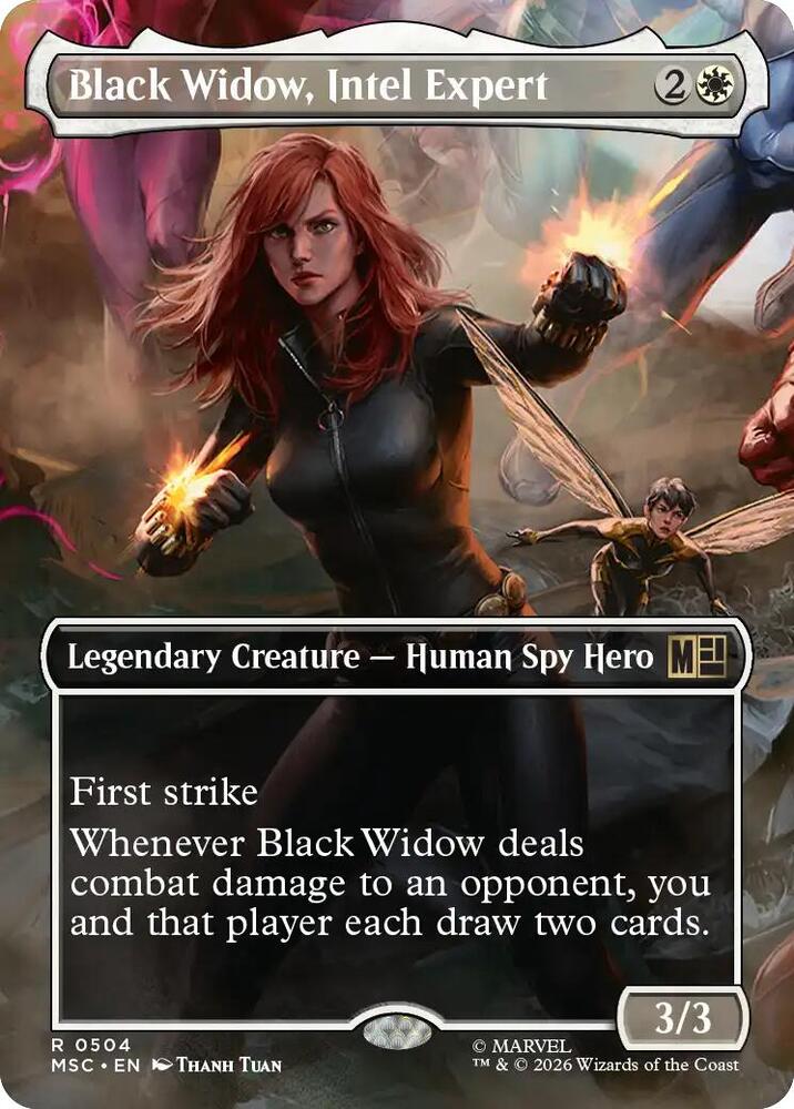Black Widow, Intel Expert 504 (Commander: Marvel Super Heroes)  - Borderless | Good Games Morley