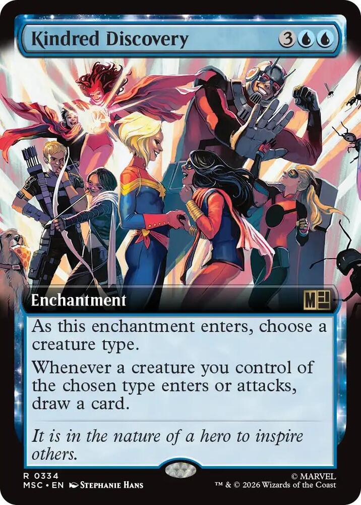 Kindred Discovery Extended Art 334 (Commander: Marvel Super Heroes)  - Extended Art | Good Games Morley