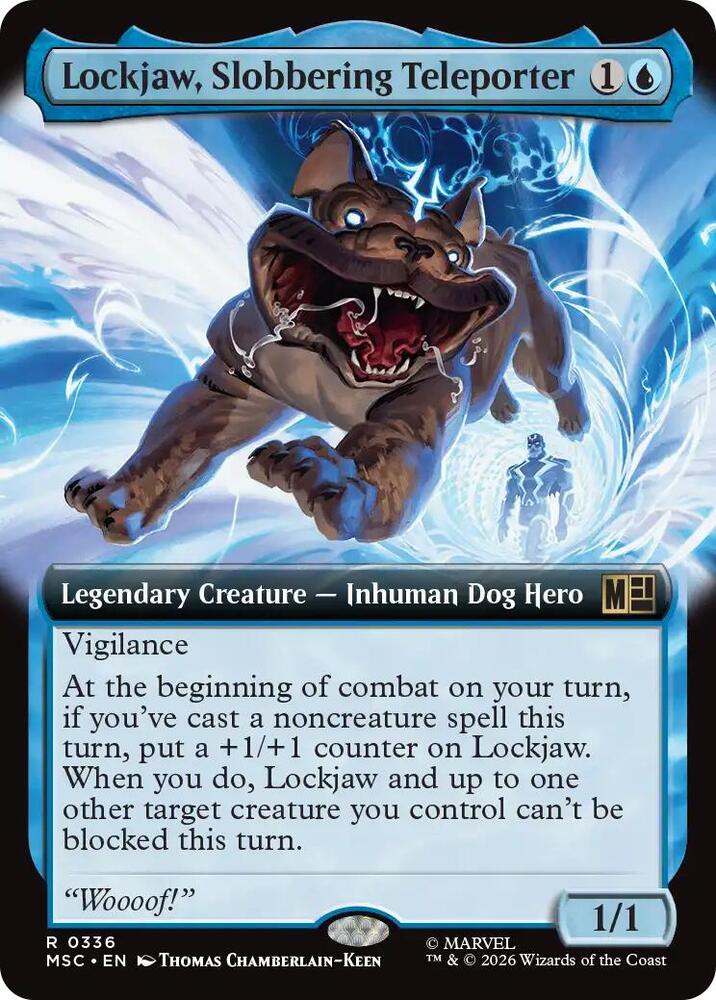 Lockjaw, Slobbering Teleporter 336 (Commander: Marvel Super Heroes)  - Extended Art | Good Games Morley